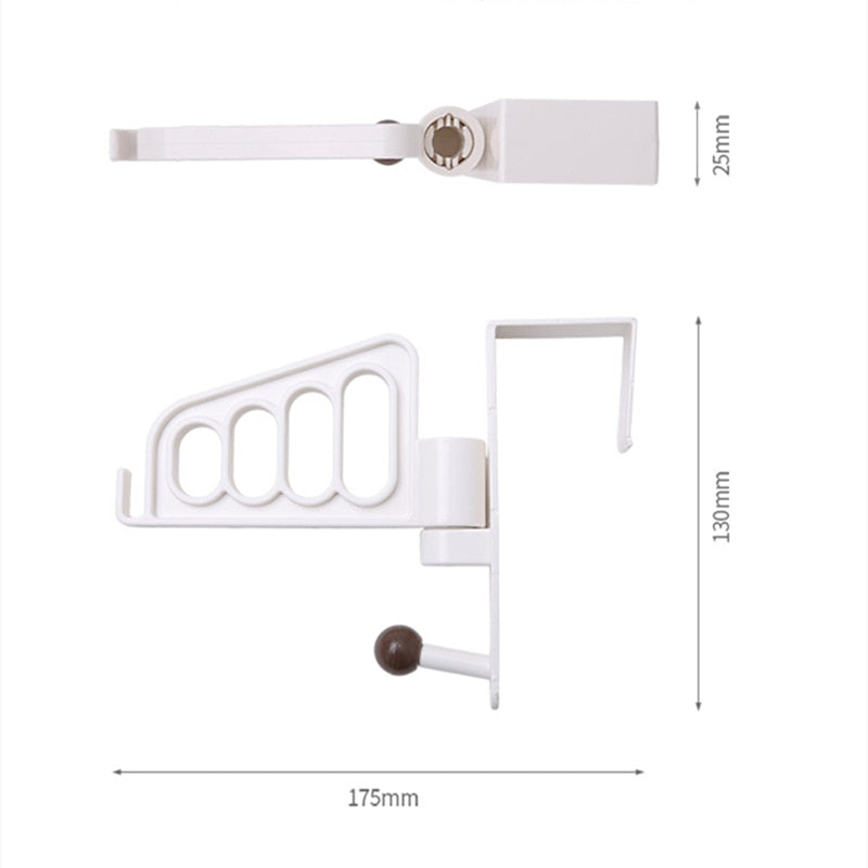 Rotatable Over The Door Multi Hook Hanger - Image 3