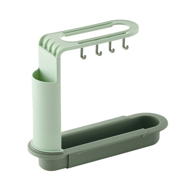 Adjustable Shelf Drain Rack Kitchen Organizer - Image 13