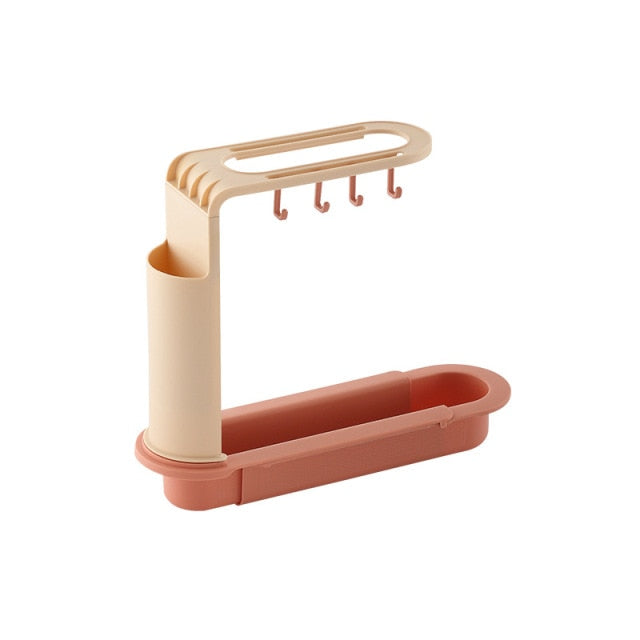 Adjustable Shelf Drain Rack Kitchen Organizer - Image 10