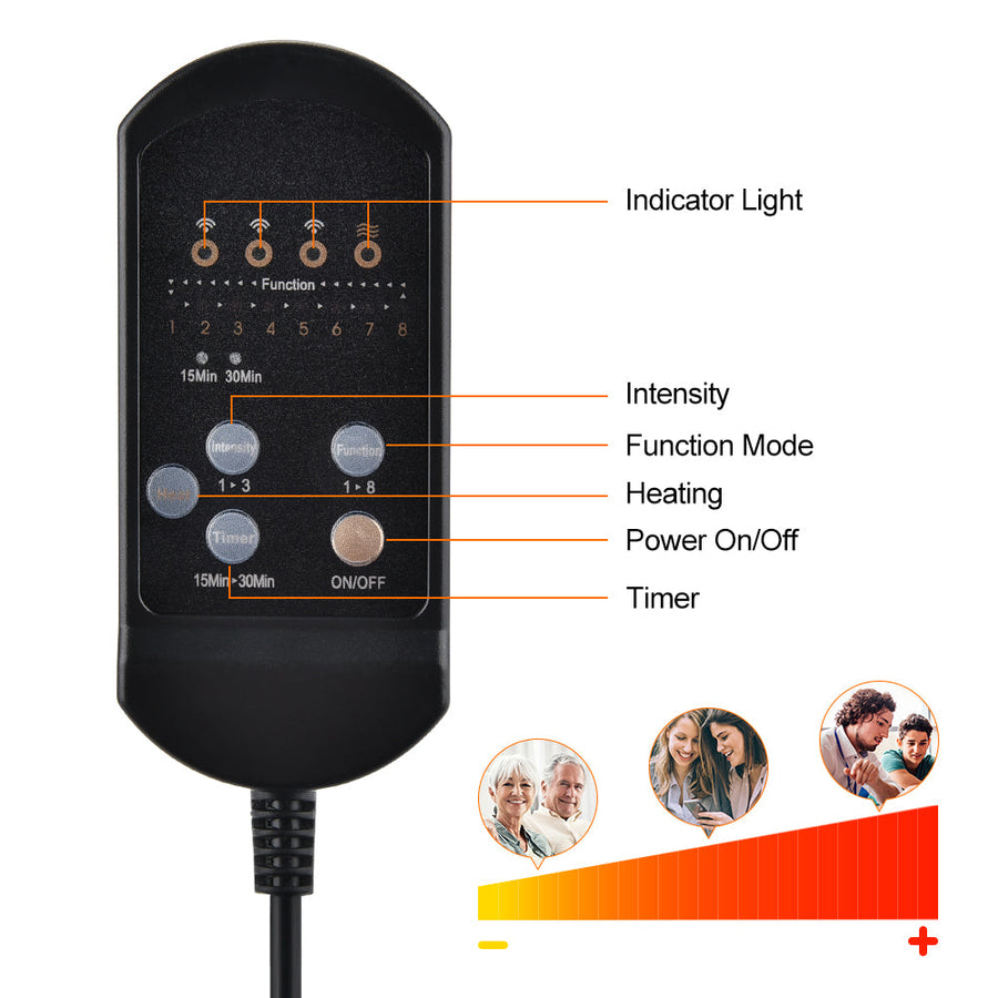 Electric Heated Car Massage Seat Cushion - Image 5