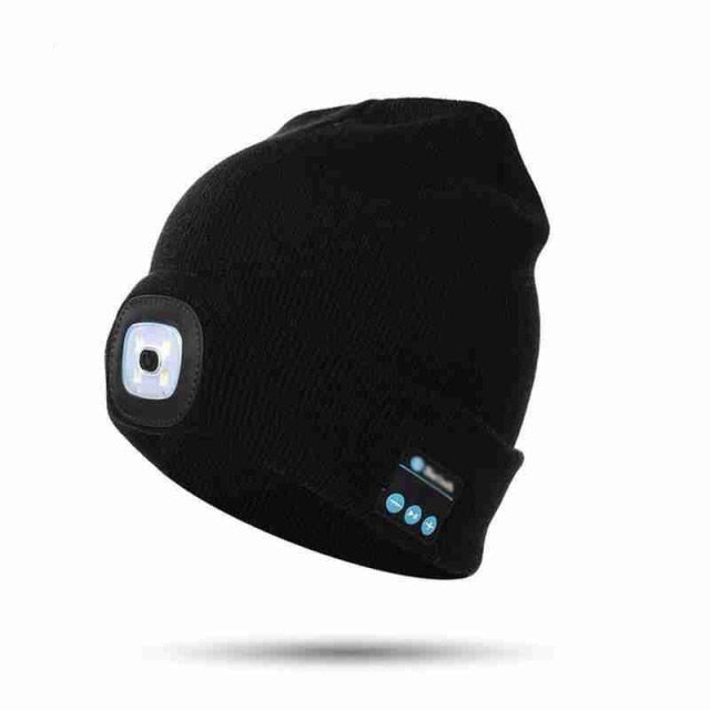 Unisex Bluetooth Speaker Headlamp Beanie Hat - Image 6