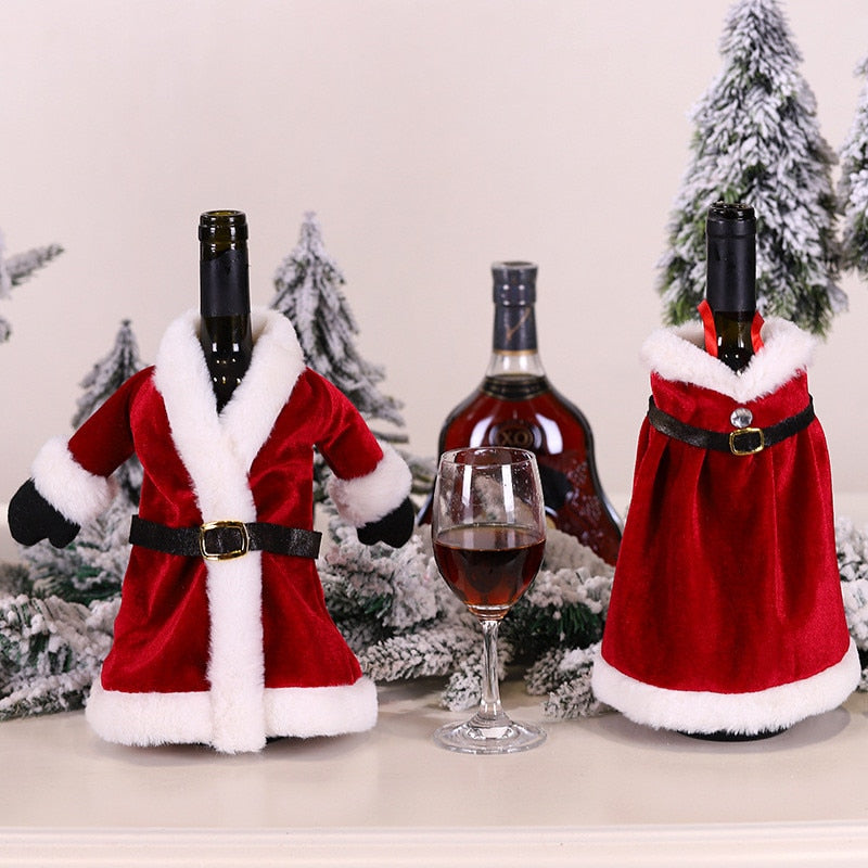 Christmas Santa Bottle Cover - Image 0