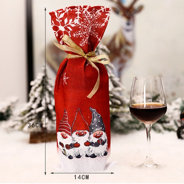 Christmas Santa Bottle Cover - Image 36