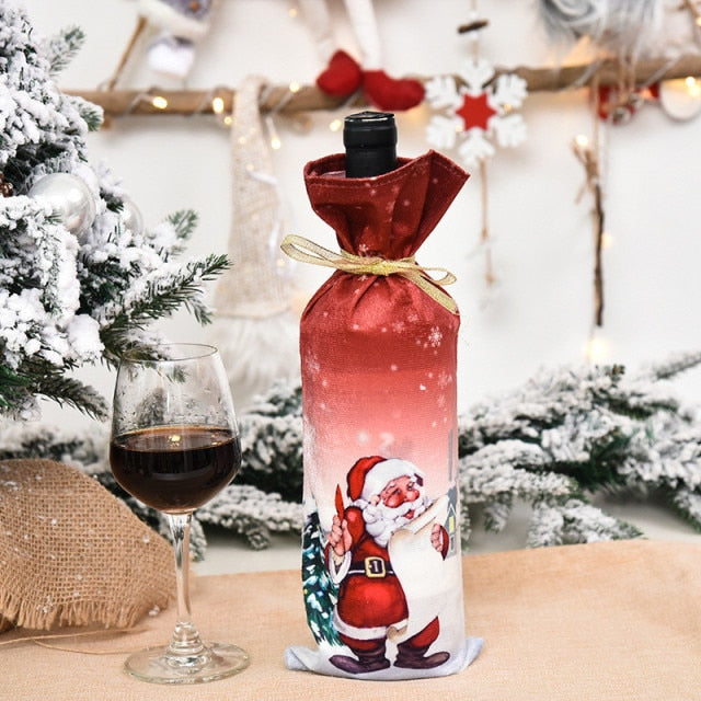 Christmas Santa Bottle Cover - Image 9