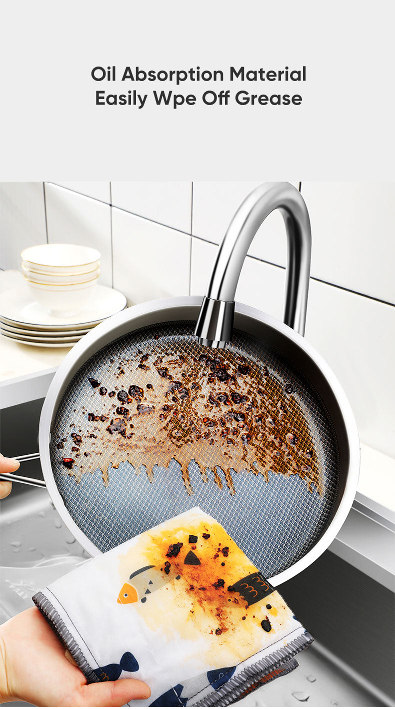 Reusable Super Absorbent Kitchen Towel Pack - Image 3