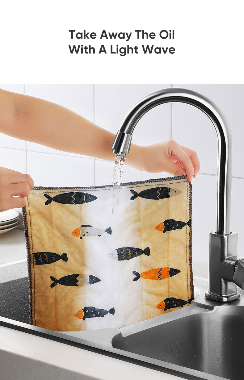 Reusable Super Absorbent Kitchen Towel Pack - Image 16