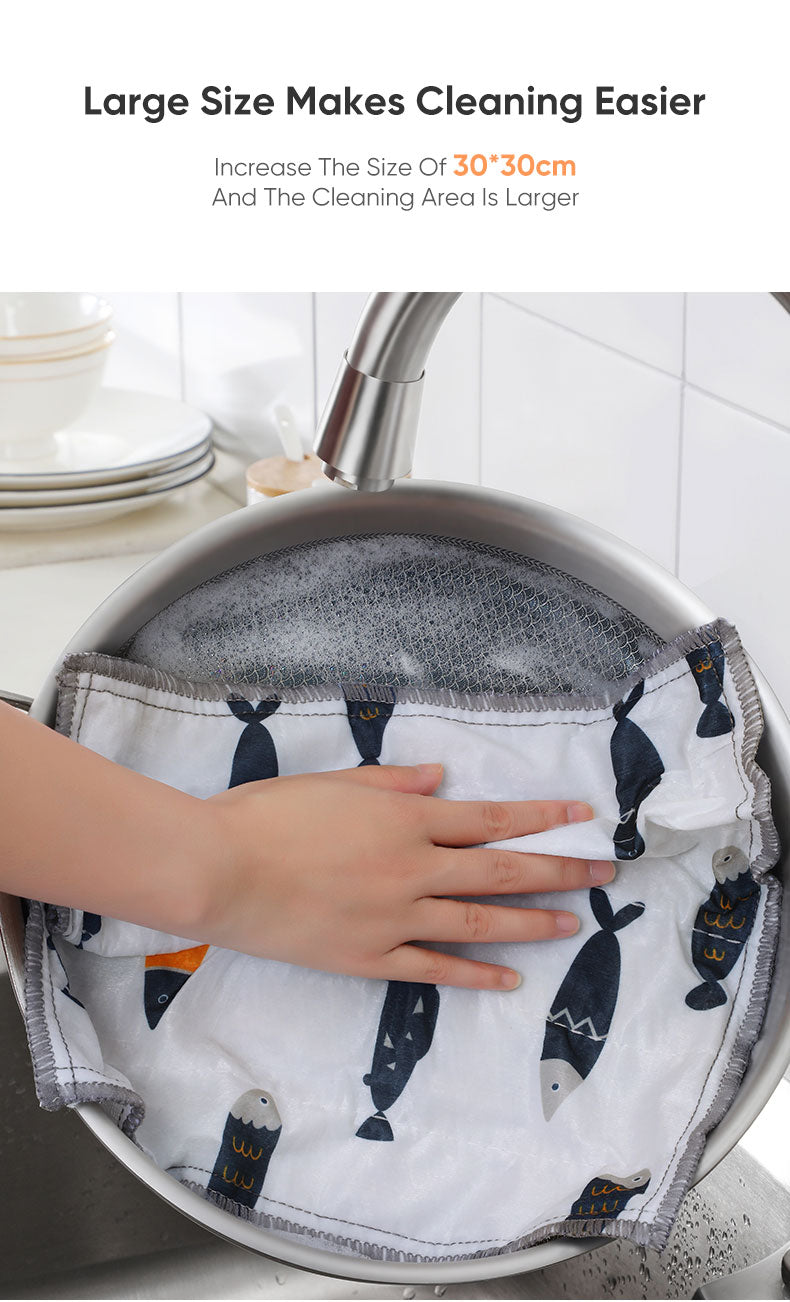 Reusable Super Absorbent Kitchen Towel Pack - Image 4