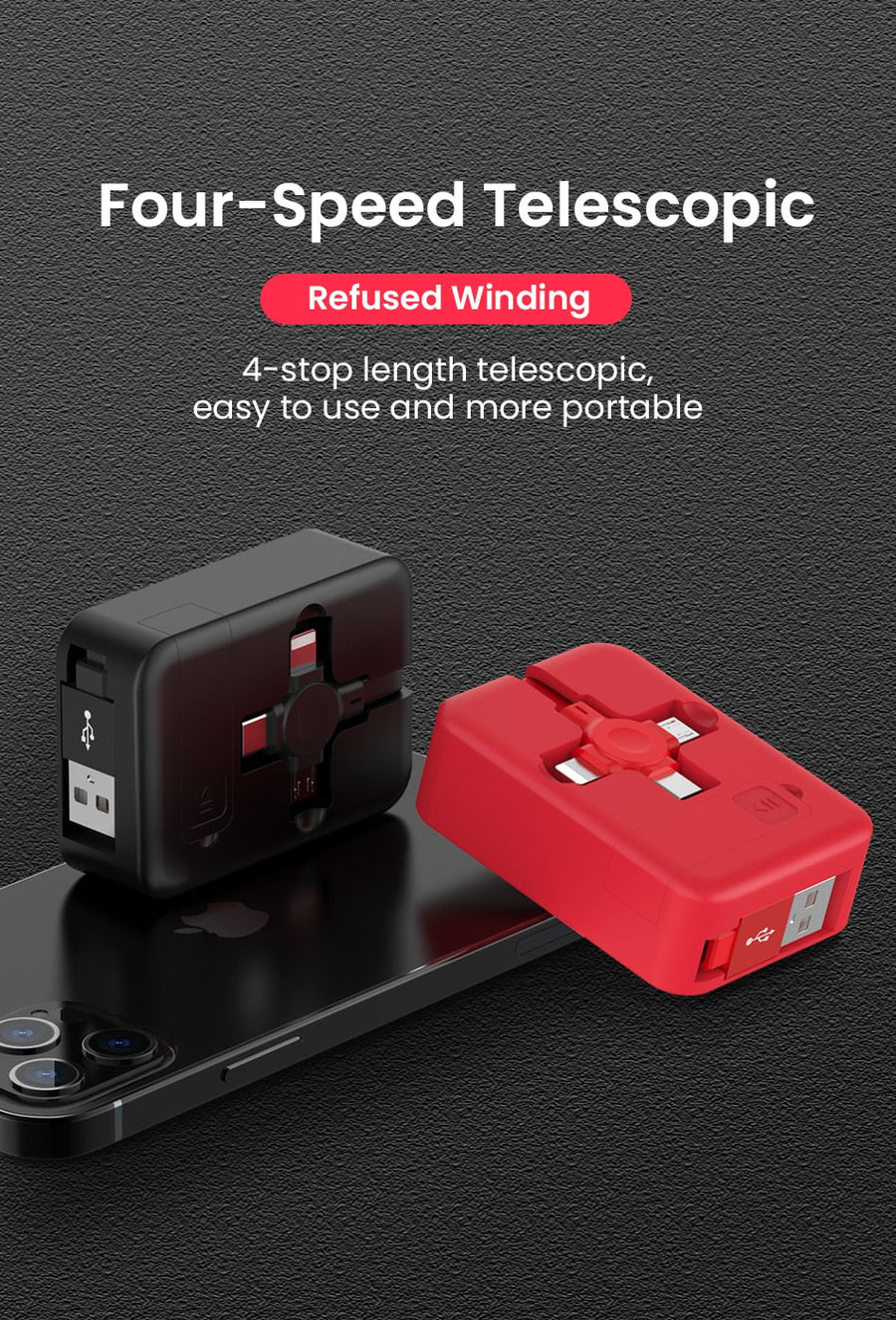 Retractable All in One Phone Charger - Image 2