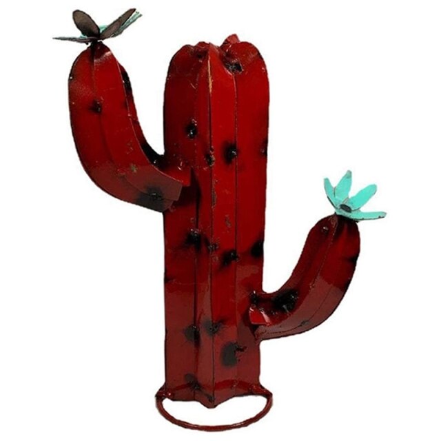 Garden Metal Art Cactus Decor - Image 6