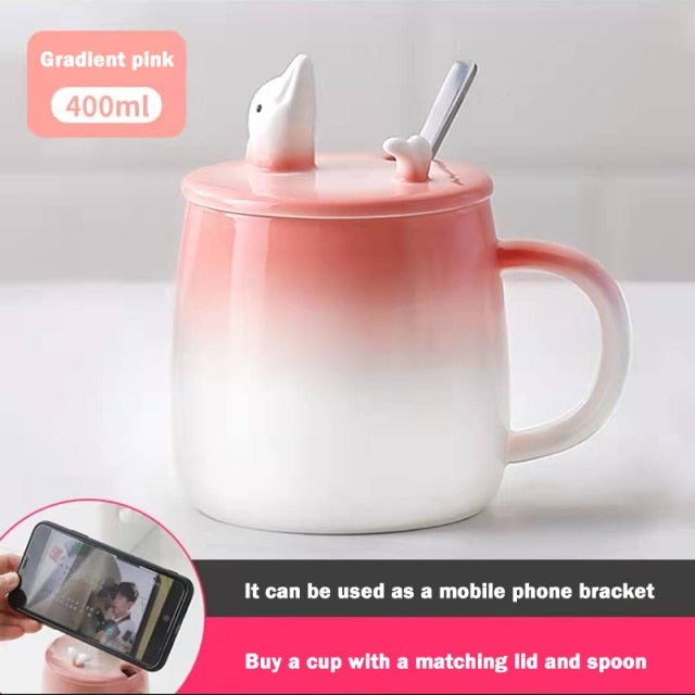 Cute Cartoon Kitty Mug Set - Image 10