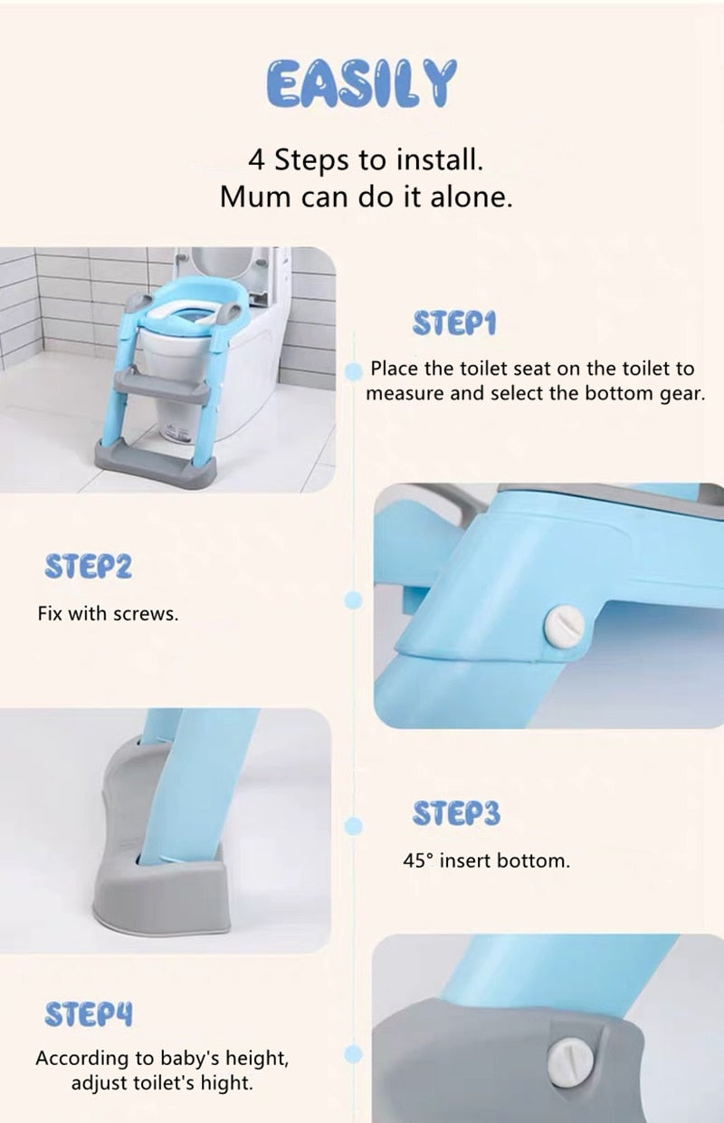Baby Potty Training Ladder Seat - Image 4