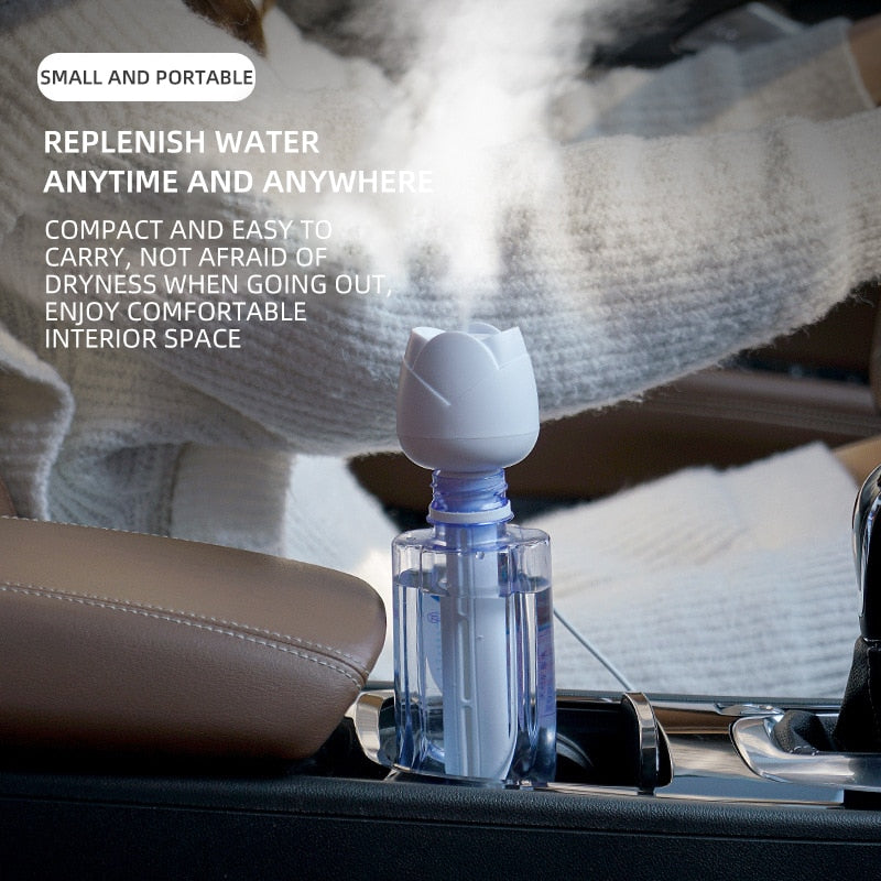 Mini USB Rose Portable Humidifier - Image 1