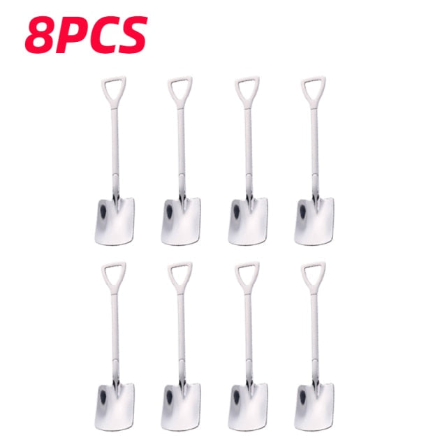 Creative Shovel Shape Dessert Spoons - Image 5