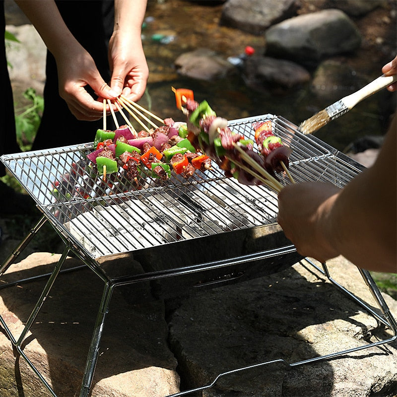 Foldable Portable Mini Travel Camping Grill - Image 2