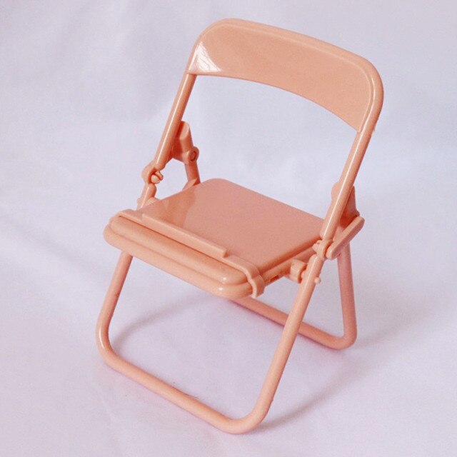 Mini Folding Chair Creative Phone Holder - Image 7