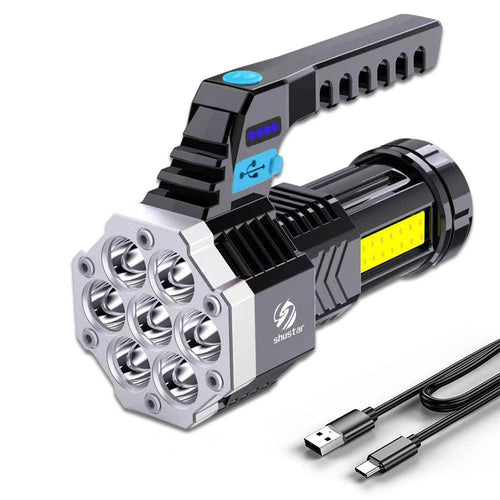 High-Power Rechargeable Super Bright Flashlight - Image 0