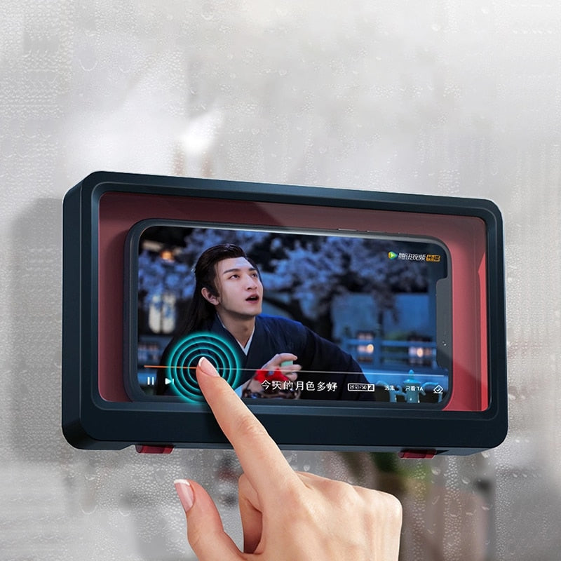 Waterproof No Drill Shower Phone Holder - Image 1