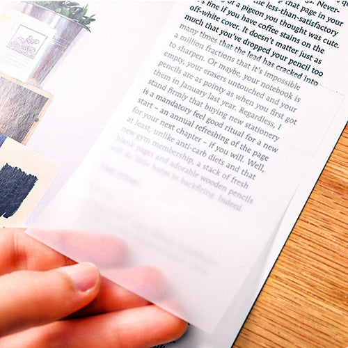 Creative Sticky Transparent Waterproof Notepads - Image 0
