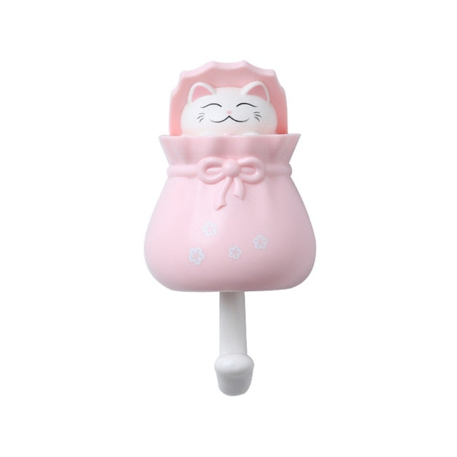 Cute Cat Sticky Hook Hanger - Image 15