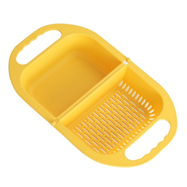 Collapsible Folding Fruit Vegetable Washing Drainer Basket - Image 4