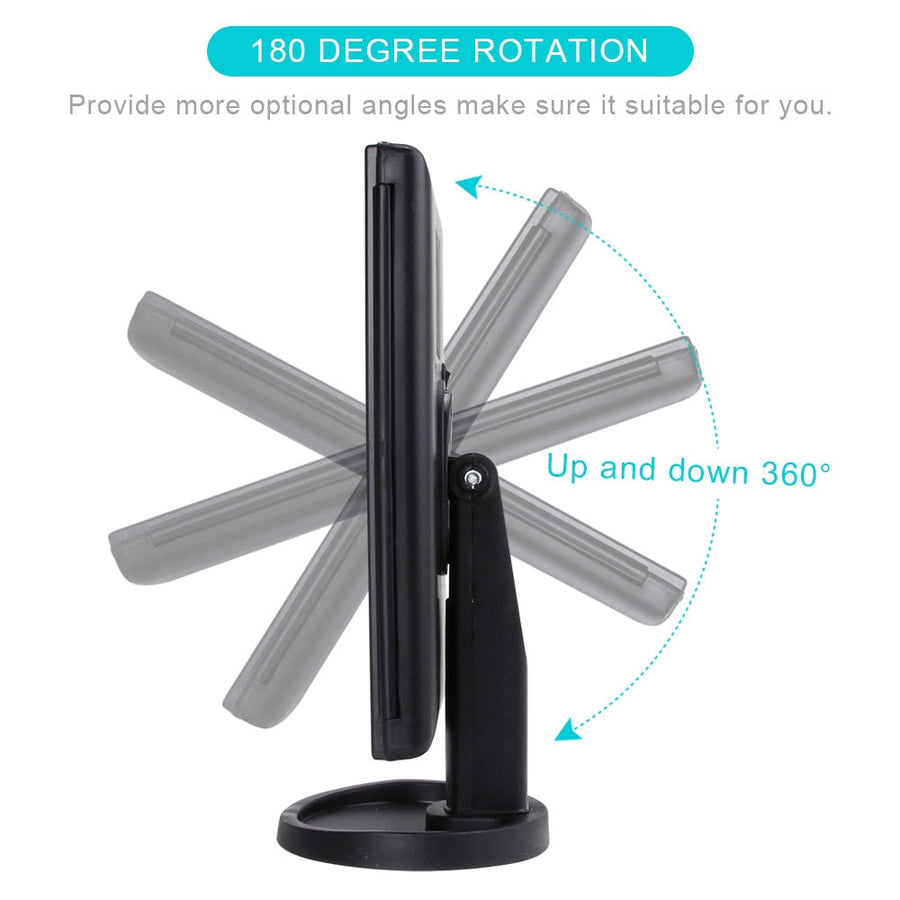 Foldable LED Touch Screen Makeup Mirror - Image 7