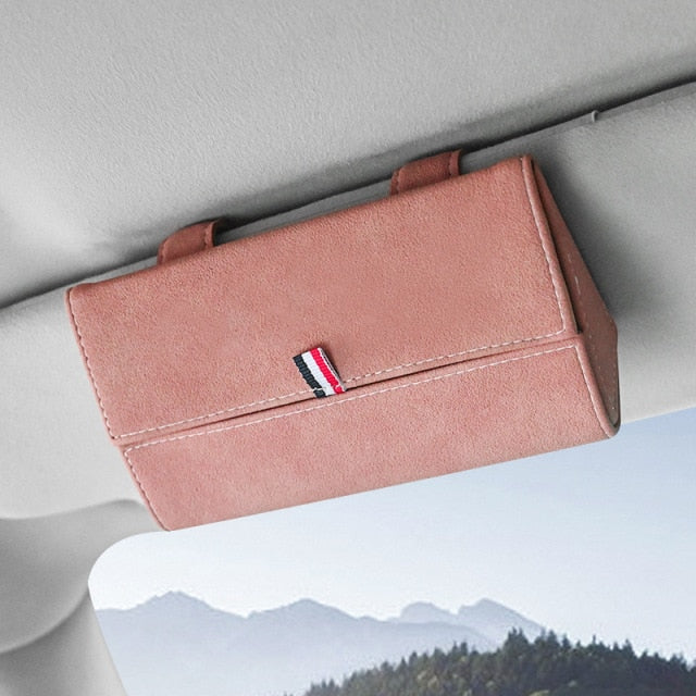 Universal Car Visor Magnetic Sunglasses Holder - Image 7