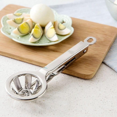 Stainless Steel Easy Egg Slicer Tool - Image 0