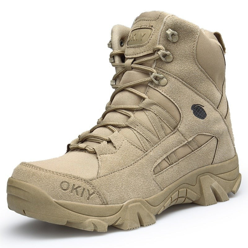 Leather Military Grade Camping Men Boots - Image 6