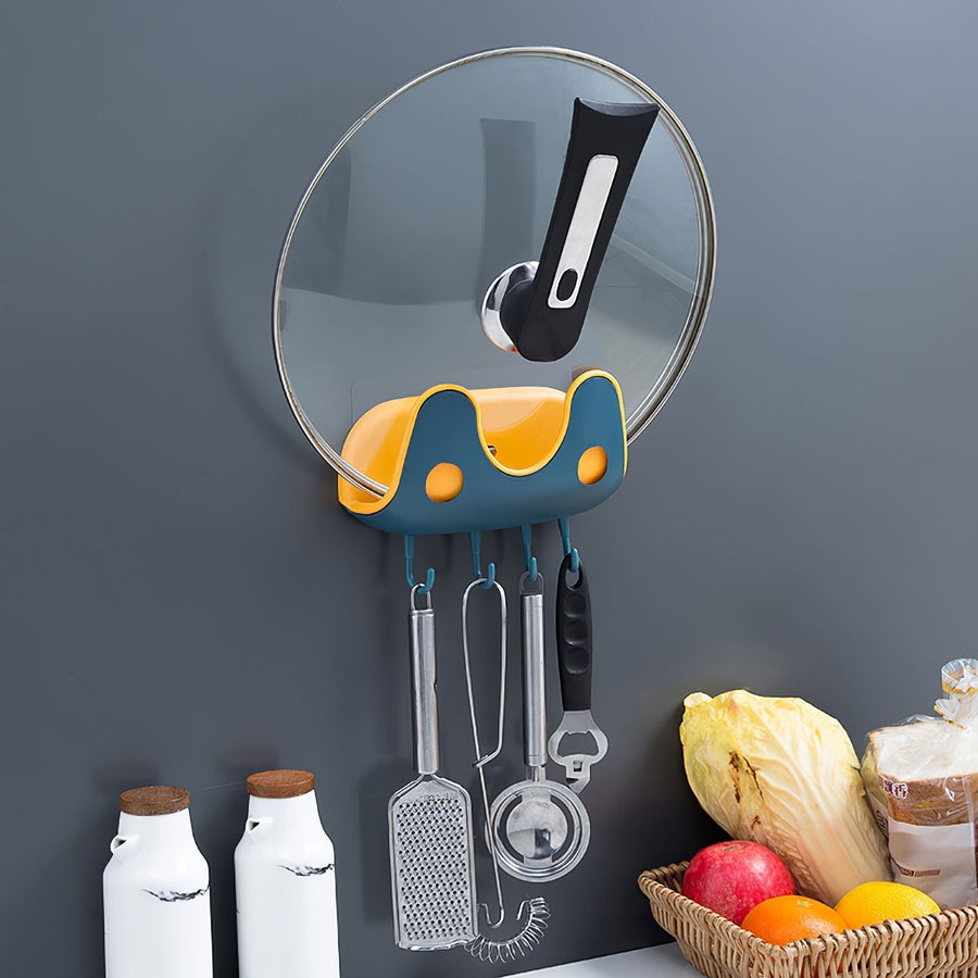 Wall Mounted Pot Lid Organizer Rack - Image 0