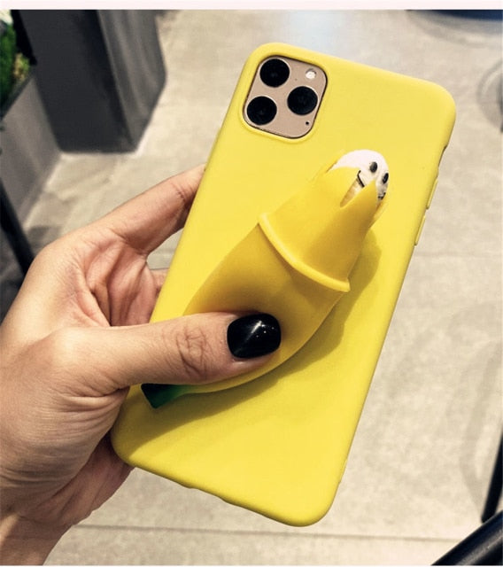 Funny Stress Reliever 3D Banana Phone Case - Image 7
