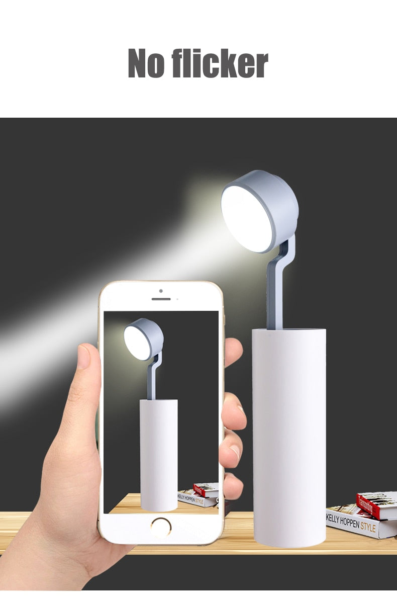LED Mini Rechargeable Power Bank Desk Lamp - Image 5