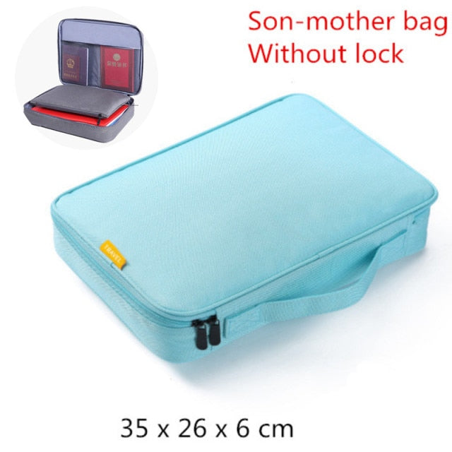 Multi-Layer Large Travel Document Bag - Image 13