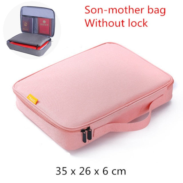 Multi-Layer Large Travel Document Bag - Image 7