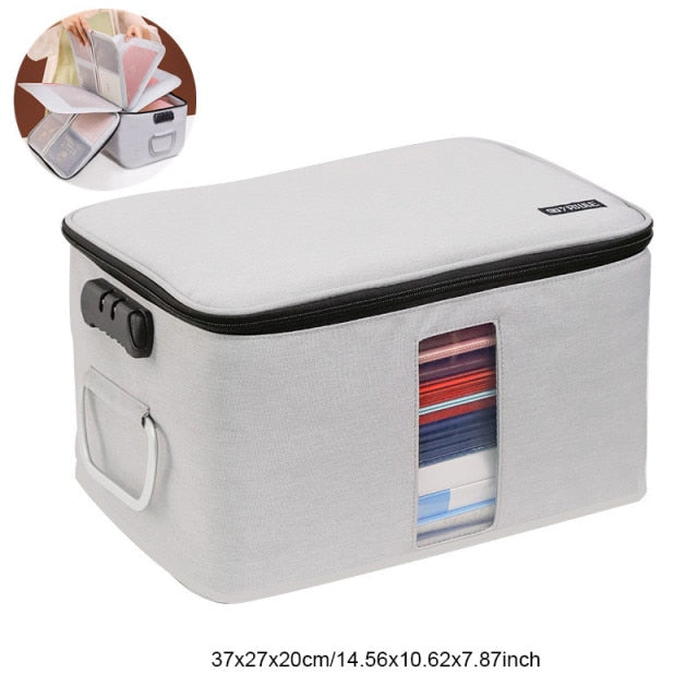Multi-Layer Large Travel Document Bag - Image 23