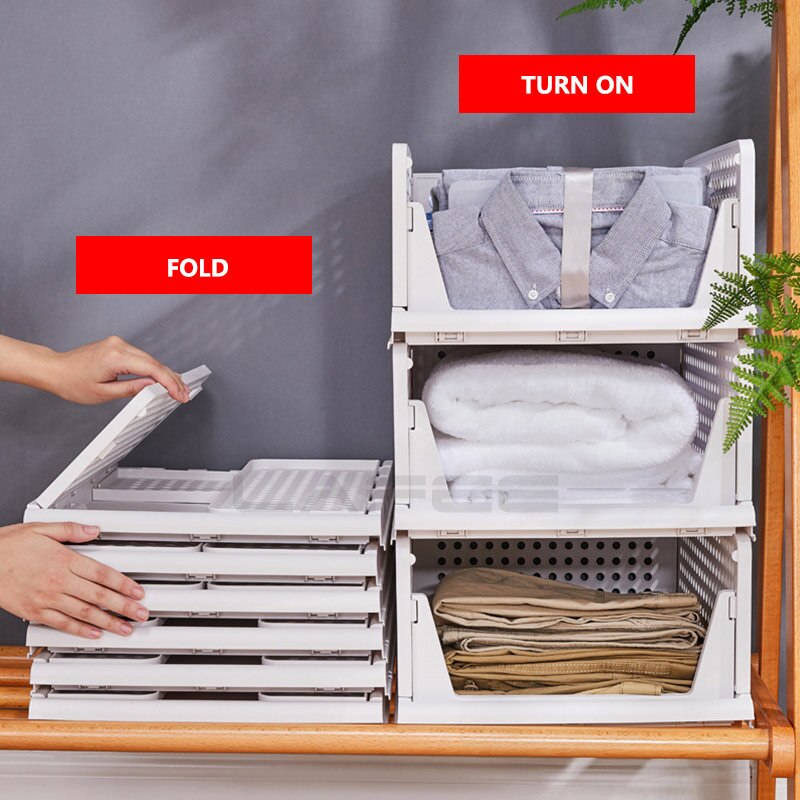Durable Cabinet Stackable Foldable Drawer - Image 3