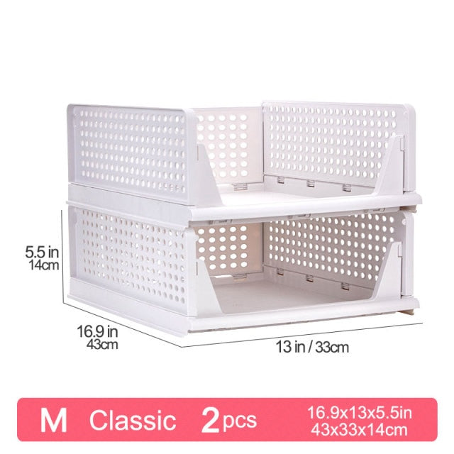 Durable Cabinet Stackable Foldable Drawer - Image 11