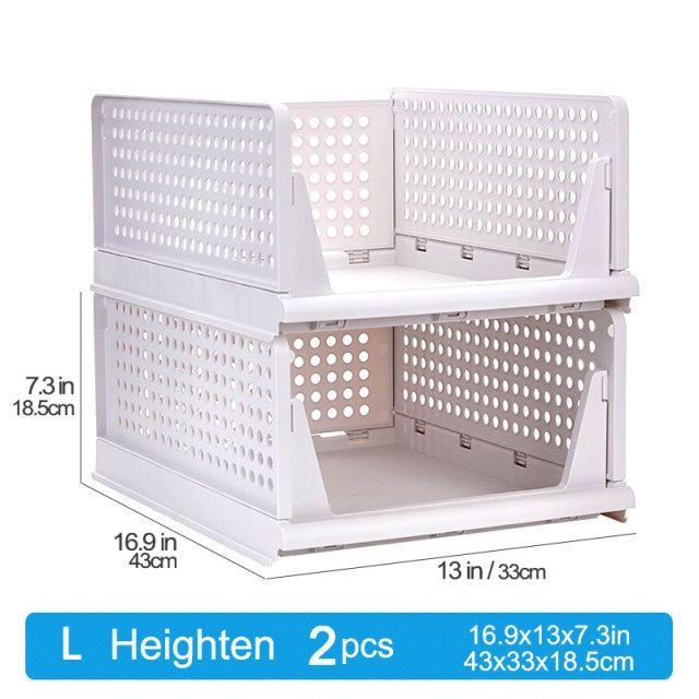 Durable Cabinet Stackable Foldable Drawer - Image 9