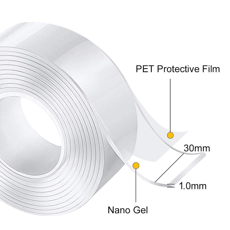Transparent Double Sided Nano Tape - Image 1