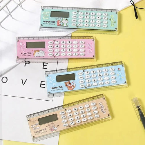 Creative Thin Digital Calculator Ruler - Image 0