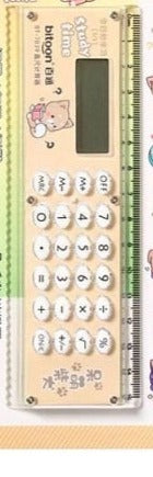 Creative Thin Digital Calculator Ruler - Image 3