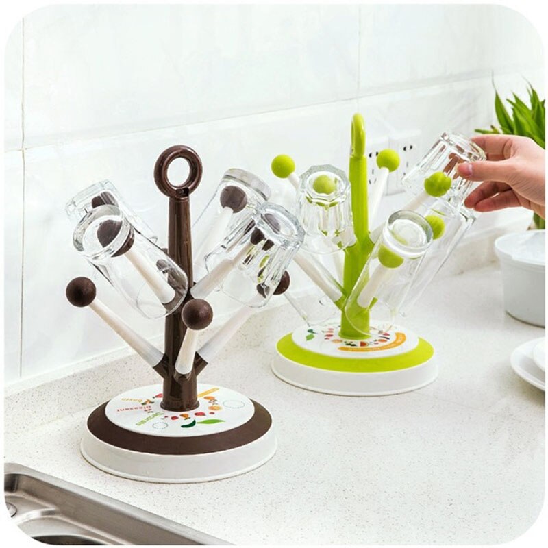 Creative Tree Cup Holder Drain Rack - Image 5
