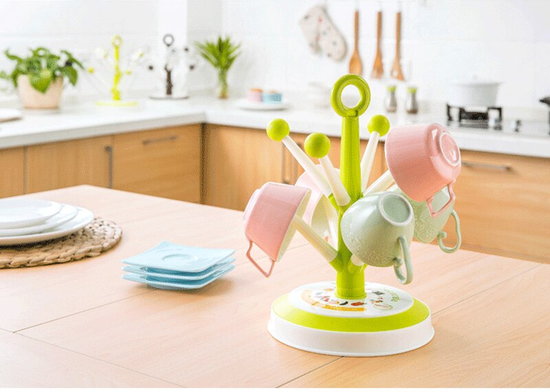 Creative Tree Cup Holder Drain Rack - Image 1