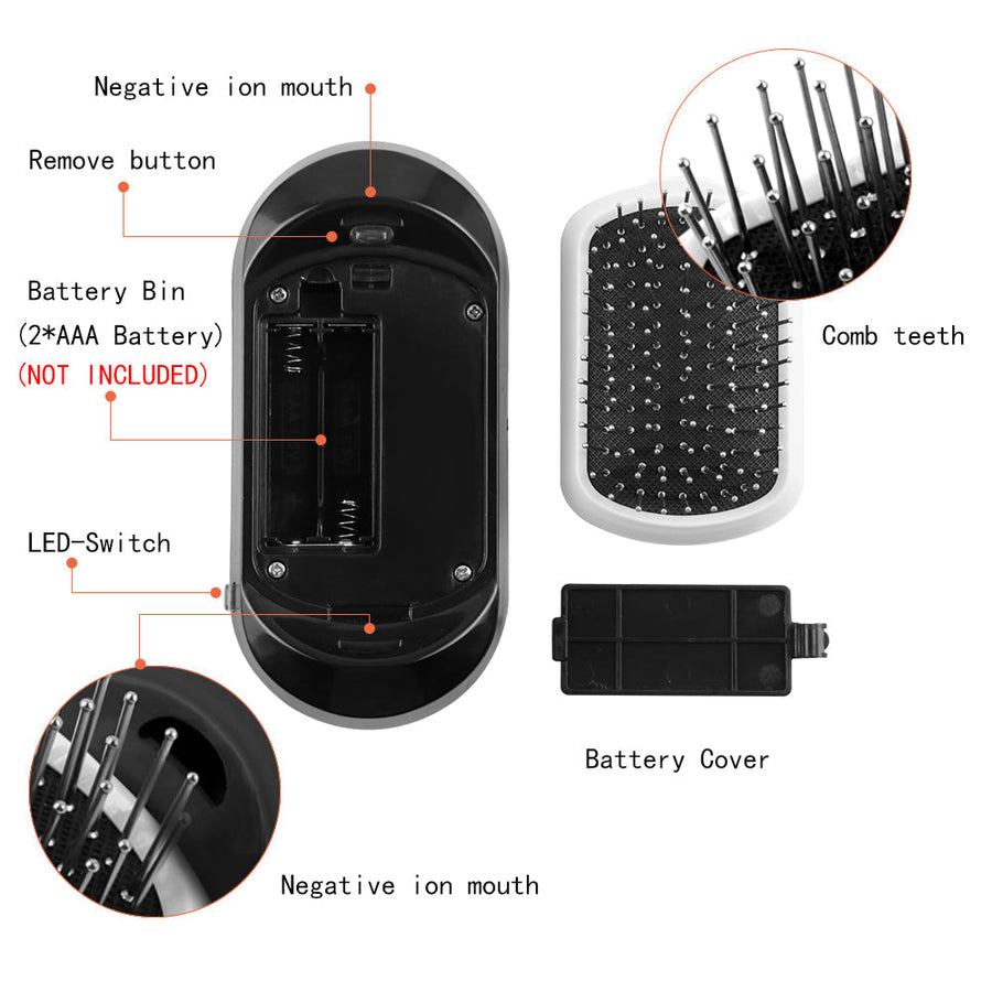 Negative Ion Massage Electric Hair Brush - Image 3