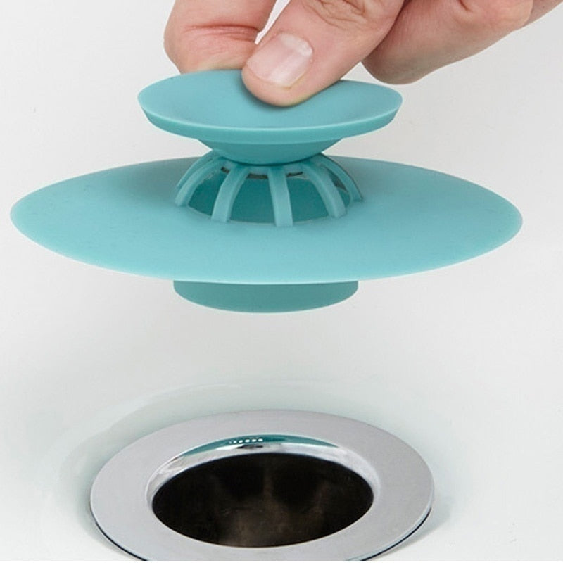 Universal Floor Silicone Push Drain Stopper - Image 5