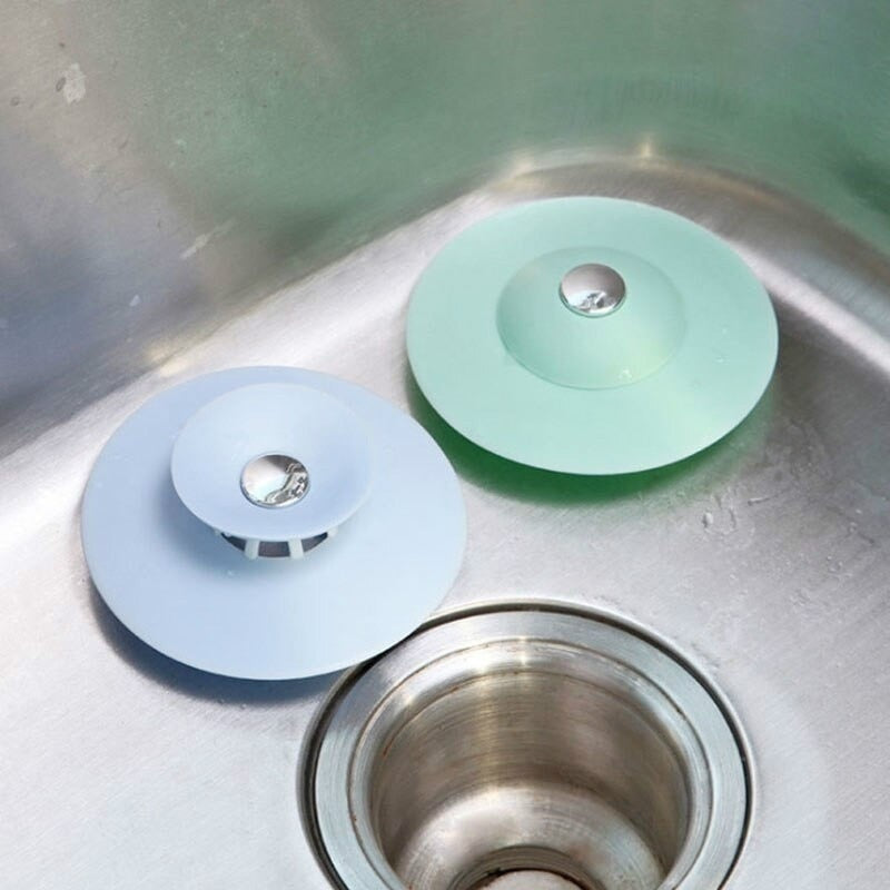 Universal Floor Silicone Push Drain Stopper - Image 3