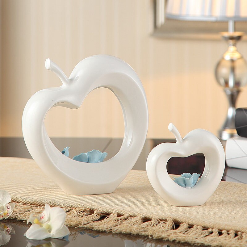 Modern Ceramic Love Apple Home Decor - Image 1