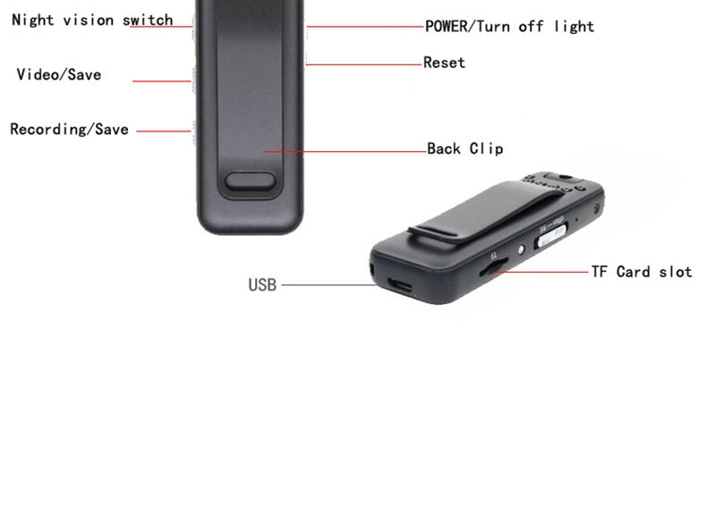 Rotatable Mini Motion Pocket Camera - Image 13