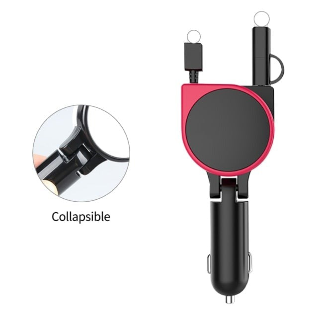 4in1 Car Telescopic Fast Charging Cable - Image 8