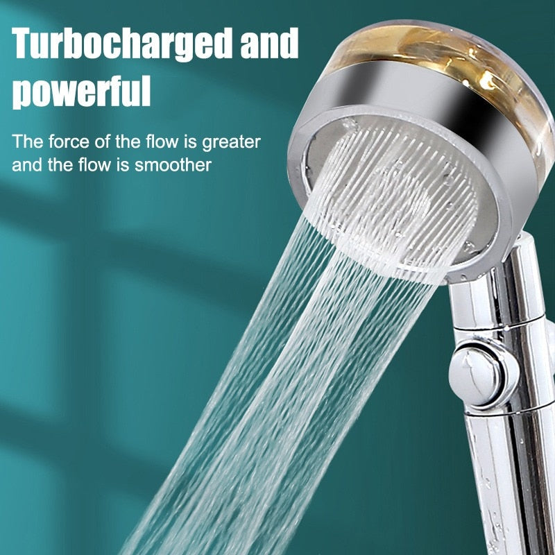 360 High Pressure Rainfall Shower Head - Image 1