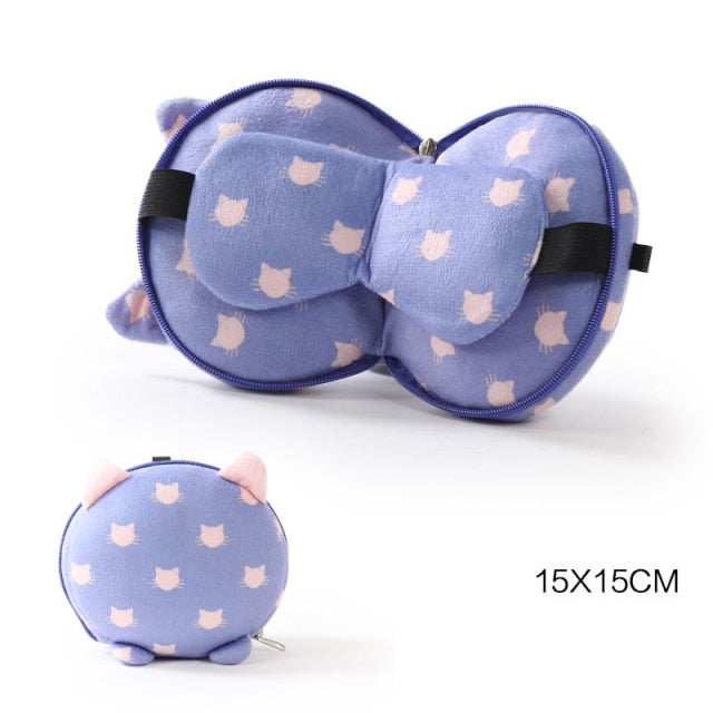 Mini Travel Portable Eye Mask Pillow - Image 8